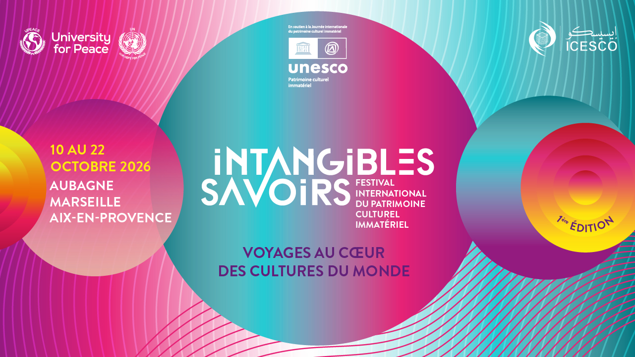 Intangibles Savoirs, festival international du patrimoine culturel immatériel, du 10 au 22 octobre 2026 à Aubagne, Aix-en-Provence et Marseille